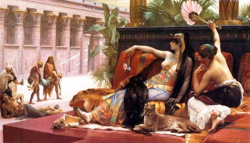 Alexandre Cabanel Cleopatra testing poisons on condemned prisoners china oil painting image